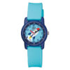 Q&Q VR41J008Y light blue resin band multi color stylish analog dial boys wrist watch