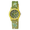 Q&Q VR99J008Y green anime printed resin band green dial kids analog wrist watch