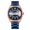 curren 8403 blue stainless steel blue dial mens chronometer wrist watch