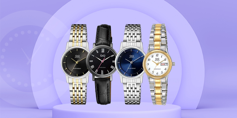 Q&Q Ladies Wrist Watches Banner on Watch Centre Online Store Ladies Watches Page