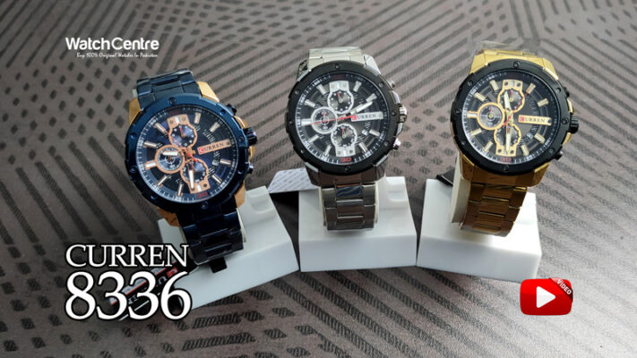 8336 men's curren chronograph wrist watch