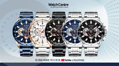 Curren 8363 chronograph men's watch series video cover thumbnail