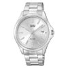 Q&Q A484J201Y silver stainless steel simple dial men's analog wrist watch