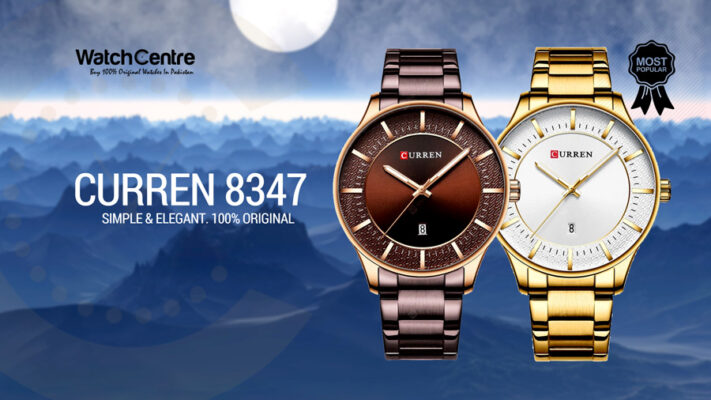 Curren 8347 men analog wrist watches in stainless steel video review cover