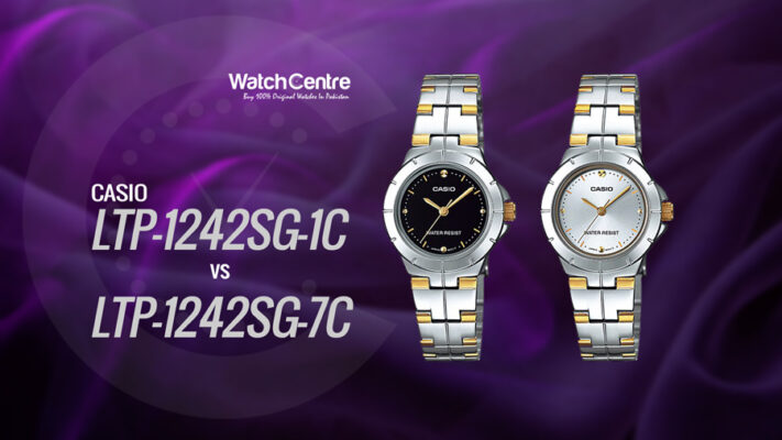 Casio LTP-1242SG series ladies wrist watch in chain video review cover