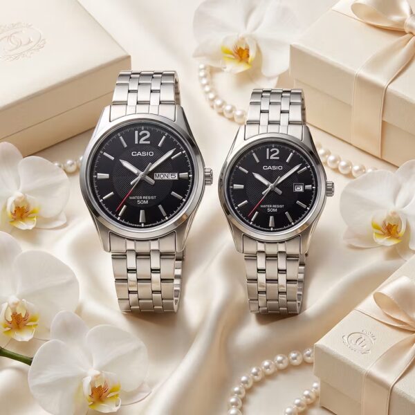 Casio 1335D-1A couple anniversary gift watch for him and her