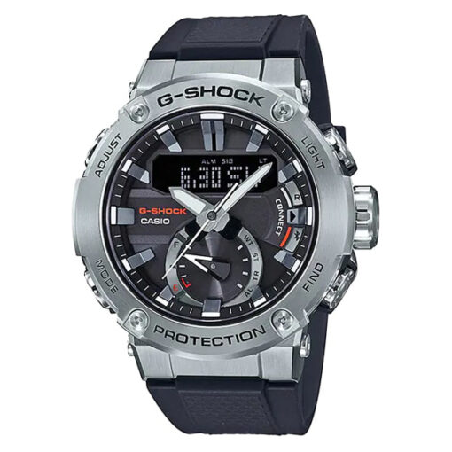 casio g-shock gst-b200-1a wireless bluetooth multi dial mens watch