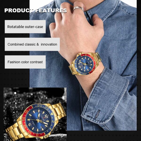 NaviForce-9192 stylish men's watch general specs