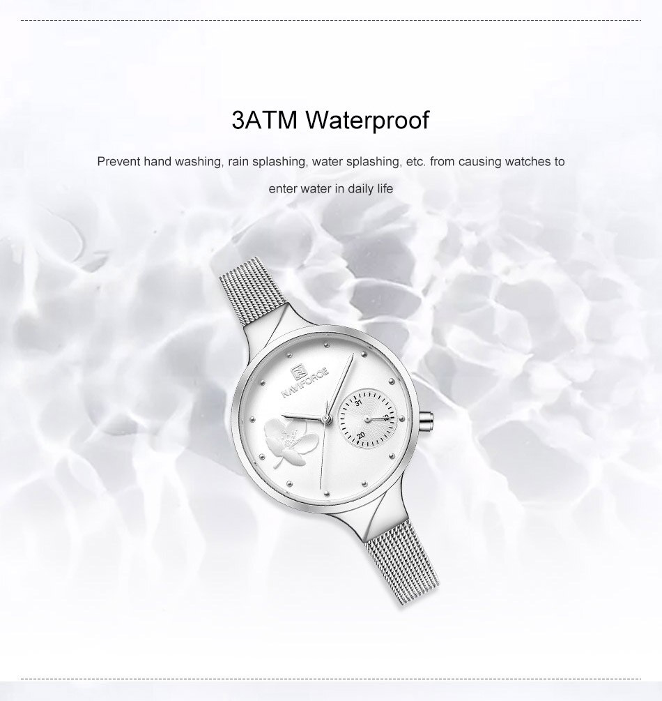 NaviForce NF5001 3ATM water resistant ladies wrist watch