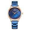 NaviForce NF5008 blue stainless steel blue analog dial ladies stylish wrist watch