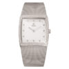 Obaku V172LECIMC silver mesh strap white stylish analog dial ladies bracelet wrist watch