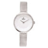 Obaku V177LECIMC silver mesh strap round analog dial ladies wrist watch