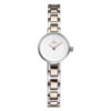 Obaku V198LXCISC two tone stainless steel white analog dial ladies wrist watch
