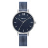 Obaku V209LXCLML blue mesh strap blue analog dial ladies fashion wrist watch