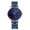 Obaku V247GXUISU blue stainless steel & blue dial men's analog dress wrist watch