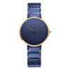 Obaku V258LXSLSL blue stainless steel & blue analog dial ladies fashion wrist watch