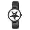 Strand S700LHBISB-DSF black stainless steel white dial ladies stylish analog wrist watch