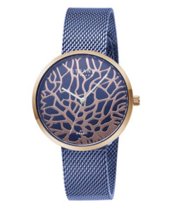 Strand S700LXVLML-DTG blue mesh chain two tone tangle dial ladies luxury wrist watch