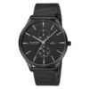 Strand S703GMBBMB charcoal mesh strap multi dial men's hand watch