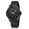 Strand S708GMBBSB black stainless steel black multi dial men's dress watch