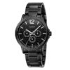 Strand S709GMBBSB black stainless steel multi function classic black round dial men's watch