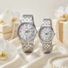 Casio Anniversary Gift Watch Set for Parents & Couples | Premium Silver Dial Couple Watches Pakistan
