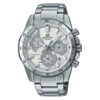 casio eqs-930md-8a chronograph dial solar power silver stainless steel mens wrist watch