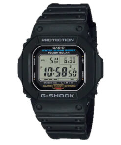 casio g-shock g-5600ue-1dr black resin strap mens watch in multi function dial