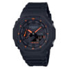 casio g-shock ga-2100-1a4dr black carbon core guard analog multi dial black resin strap mens sports watch