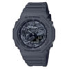 casio g-shock ga-2100ca-8adr analog digital camouflag on dial grey resin strap for mens watch