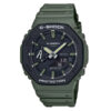 casio g-shock ga-2110su-3adr multi dial world time mens watch in green resin band