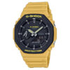 casio g-shock ga-2110su-9adr yellow resin band youth wrist watch
