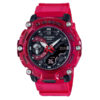 casio g-shock ga-2200skl-4adr jelly red color black multi dial mens sports watch