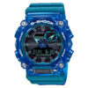 casio g-shock ga-900skl-2adr blue transparent color luxury watch for mensnsparent color
