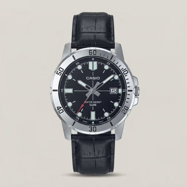 casio-mens-black-dial-black-leather-silver-bezel-50m-date-watch.