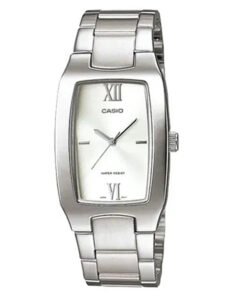 casio-mtp-1165a-7c2 silver stainless steel white dial men's wist watch