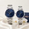 Minimalist Blue Dial Couple Watches Pakistan | Premium Casio His & Her Gift Set