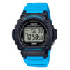 Casio W-219H-2A2V Blue Resin Strap Youth Digital Wrist Watch with LED Light & Waterproof