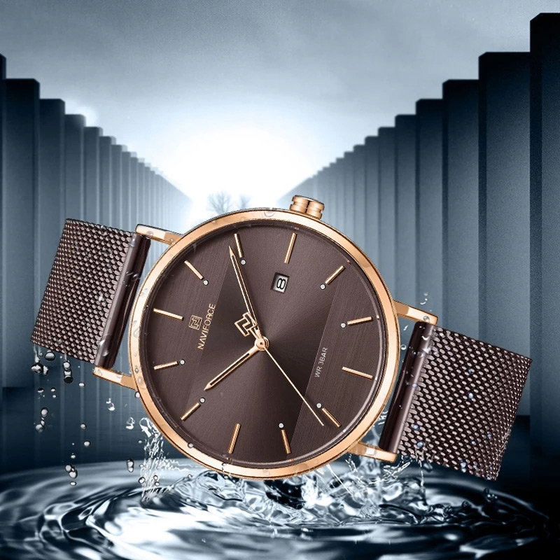 NaviForce-3008 3ATM water resistant men's wrist watch