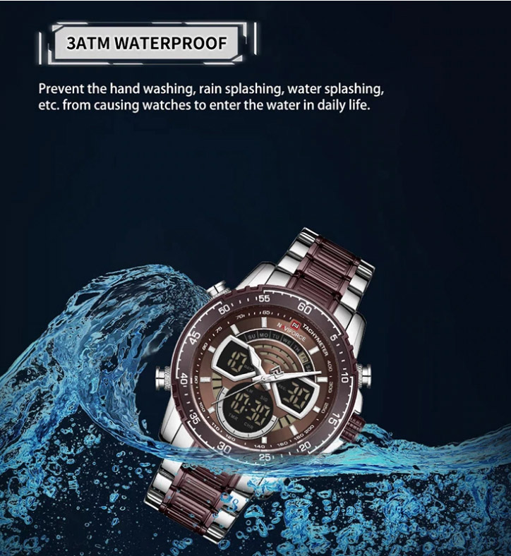 NaviForce-NF9189 men's water resistant hand watch