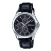 Casio MTP-V302L-1A black multi-hand dial men's wrist watch
