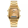 skmei 1220 golden stainless steel golden dial men's wrist watch