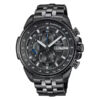 Casio Edifice-EF-558DC-1AV black stainless steel black dial men's chronograph dress watch