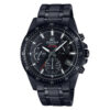 Casio-EFV-540DC-1AV full black stainless steel black dial men's chronograph sports watch