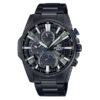 Casio-Edifice-EQB-1200DC-1A black stainless steel black chronograph dial men's watch