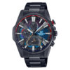 Casio-Edifice-EQB-1200HG-1A black stainless steel multi color dial men's chronograph stylish watch