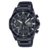 Casio-Edifice-EQS-940DC-1AV black srainless steel black dial men's solar powered chronograph watch