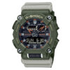 Casio-G-Shock-GA-900HC-3A light green resin band anaqlog digital dial men's dress watch