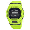 Casio-G-Shock-GBD-200-9DR shocking green resin band & digital square shape multi function dial men's watch