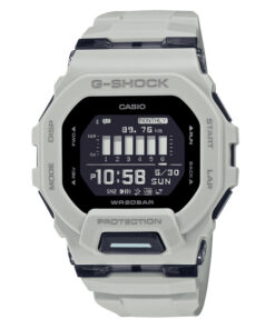 Casio-G-Shock-GBD-200UU-9DR grey resin band square shape digital dial men's watch